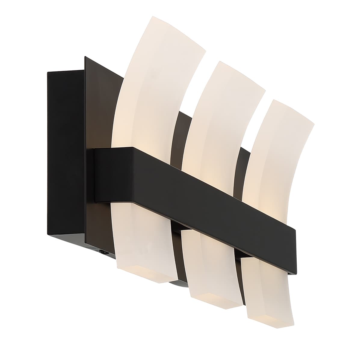 Cambridge 3 Light Vanity In Black — view 3