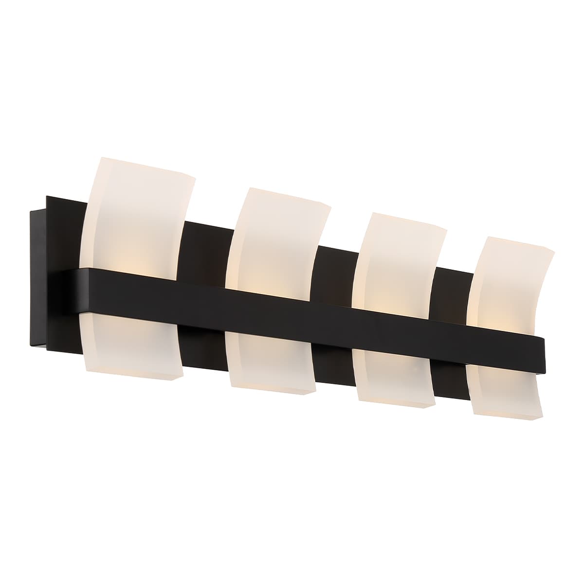 Cambridge 4 Light Vanity In Black — view 2