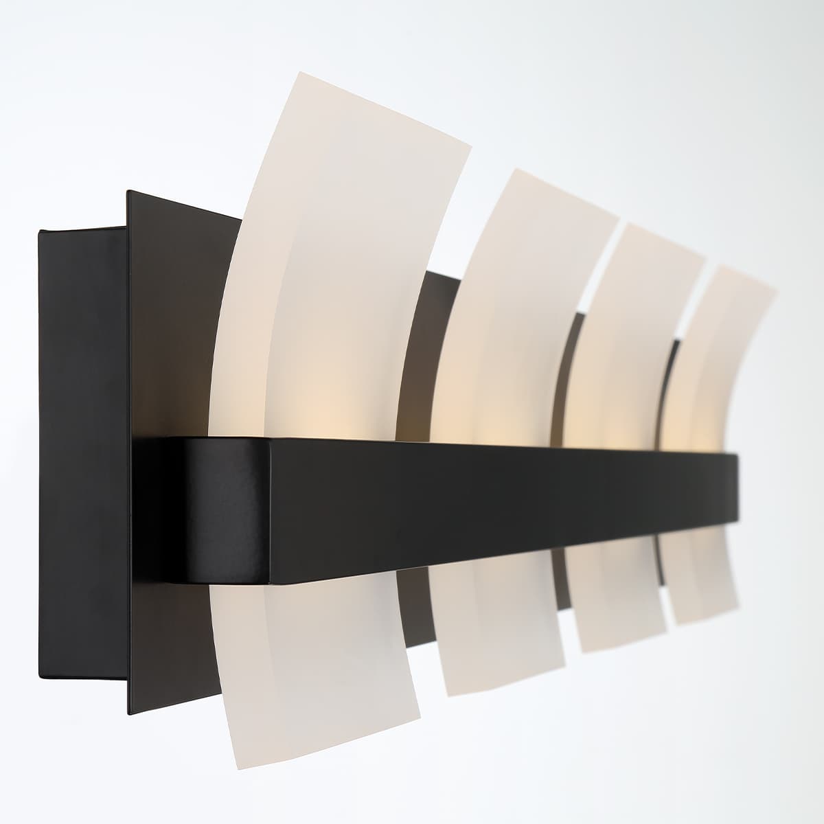 Cambridge 4 Light Vanity In Black — view 3