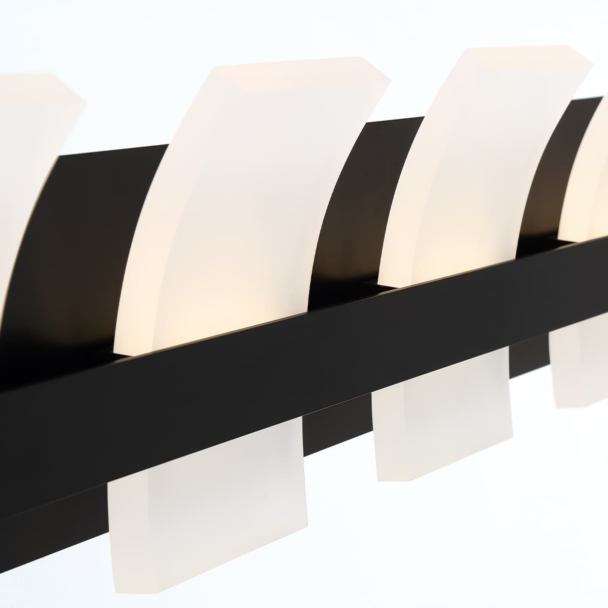 Cambridge 5 Light Vanity In Black — view 3