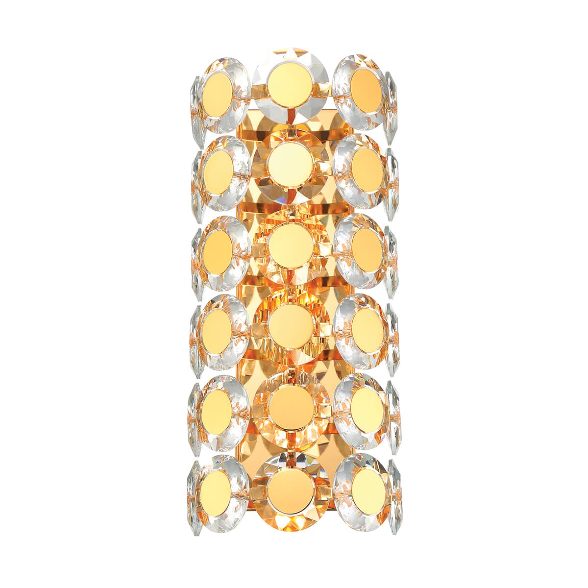 Perrene 2 Light Wall Sconce In Gold