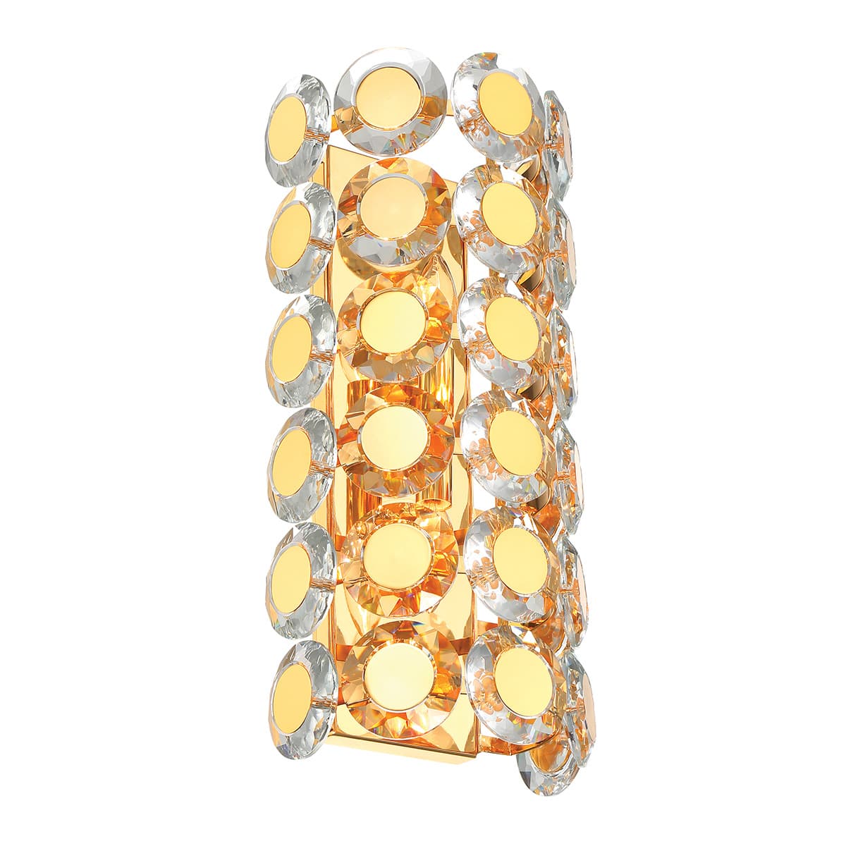 Perrene 2 Light Wall Sconce In Gold — view 2