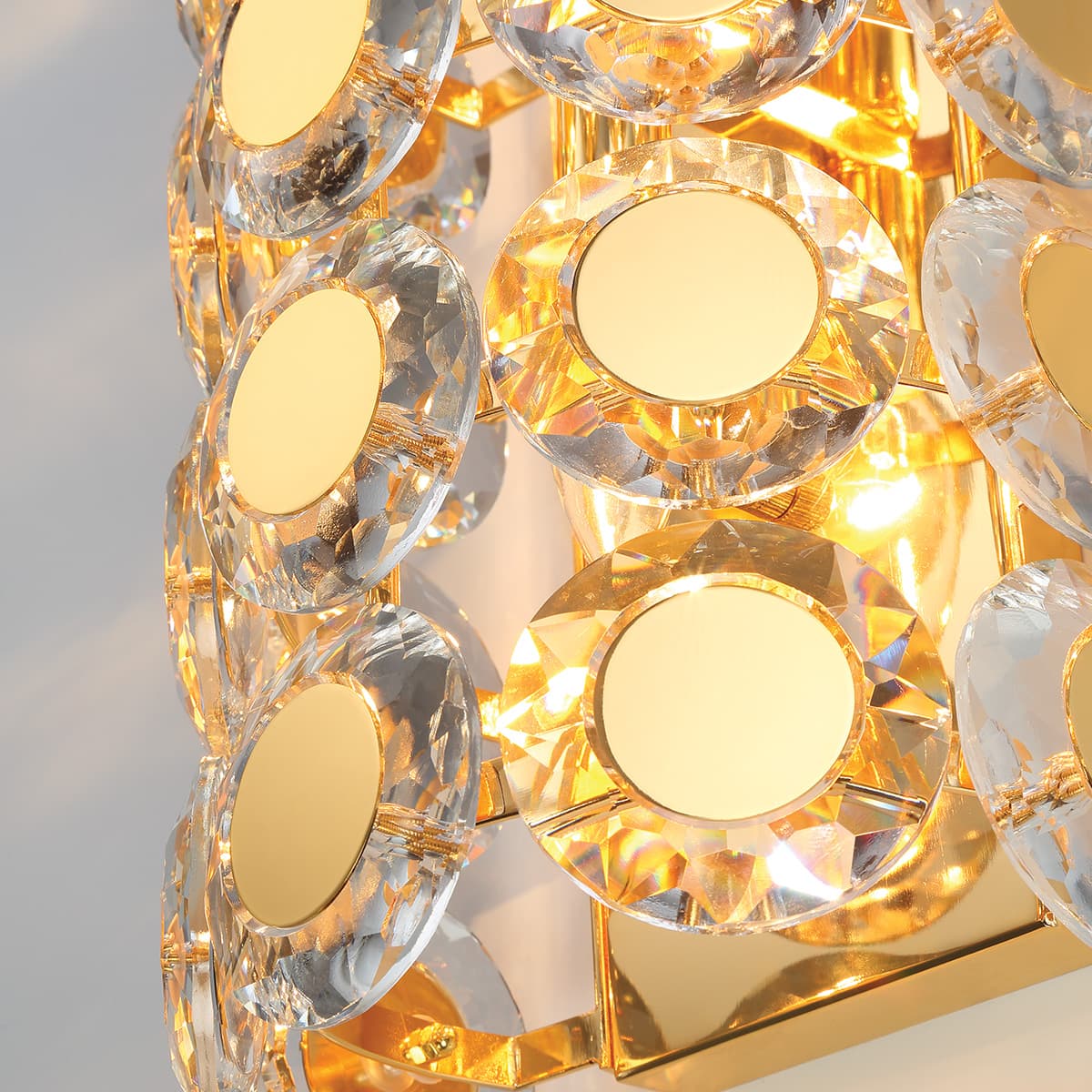 Perrene 2 Light Wall Sconce In Gold — view 3