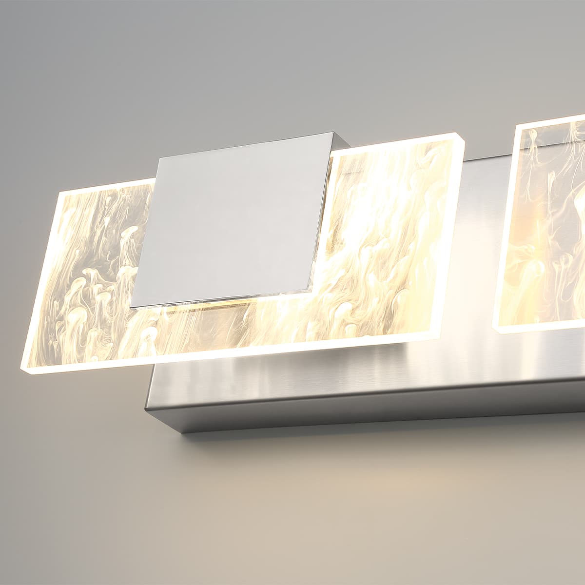 Kasha 3 Light Vanity In Chrome — view 3