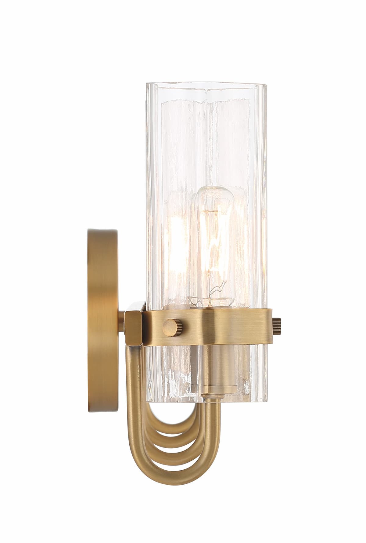 Brook 4 Light Vanity In Brass — view 3