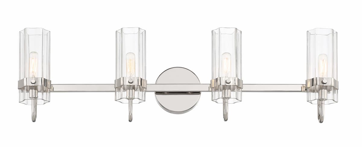 Brook 4 Light Vanity In Chrome