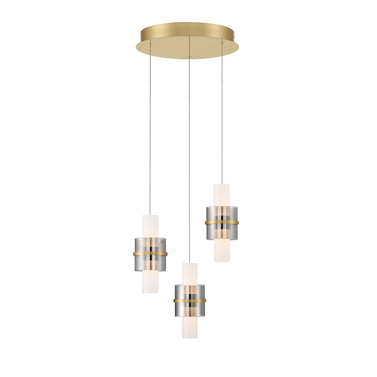 Rola 6 Light Chandeliers In Gold