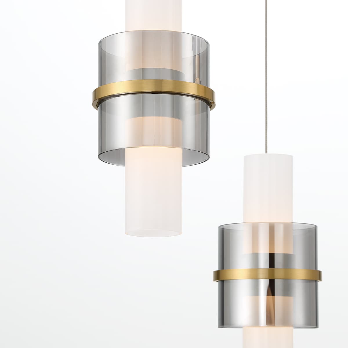 Rola 6 Light Chandeliers In Gold — view 3