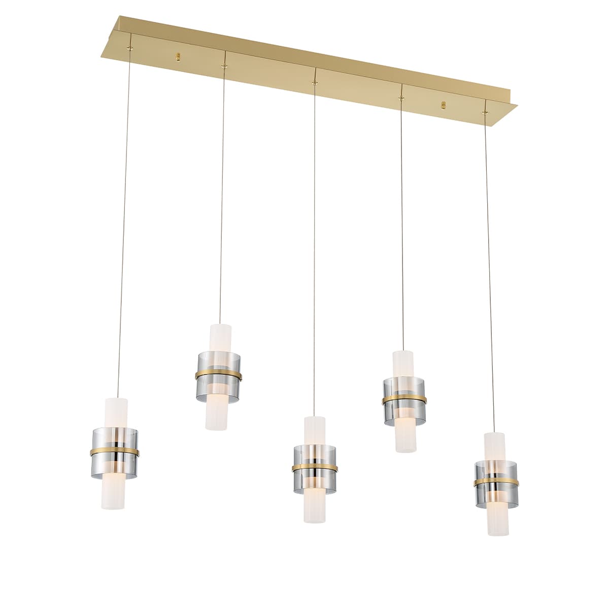 Rola 11 Light Chandeliers In Gold — view 2