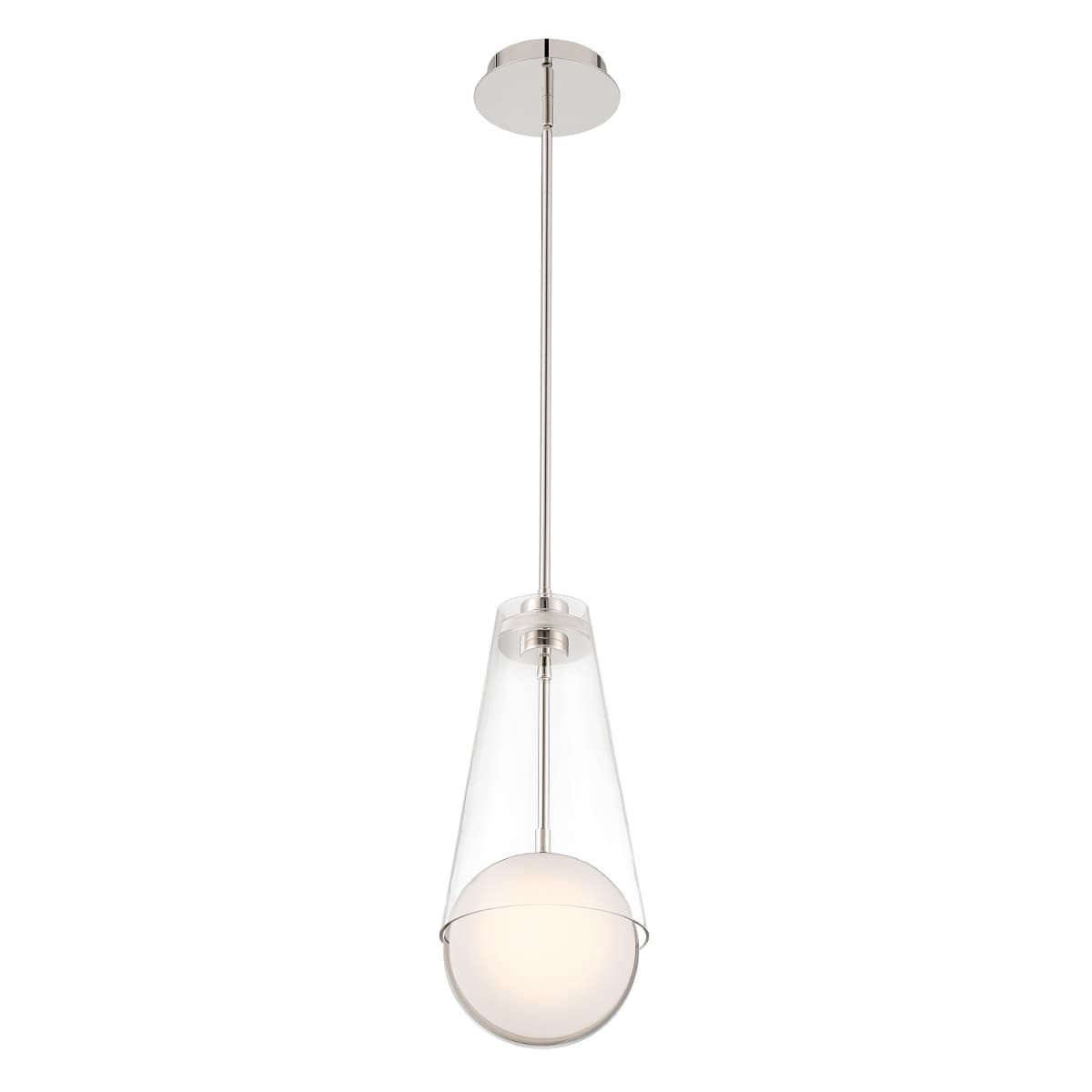 Solari 2 Light Pendants In Nickel