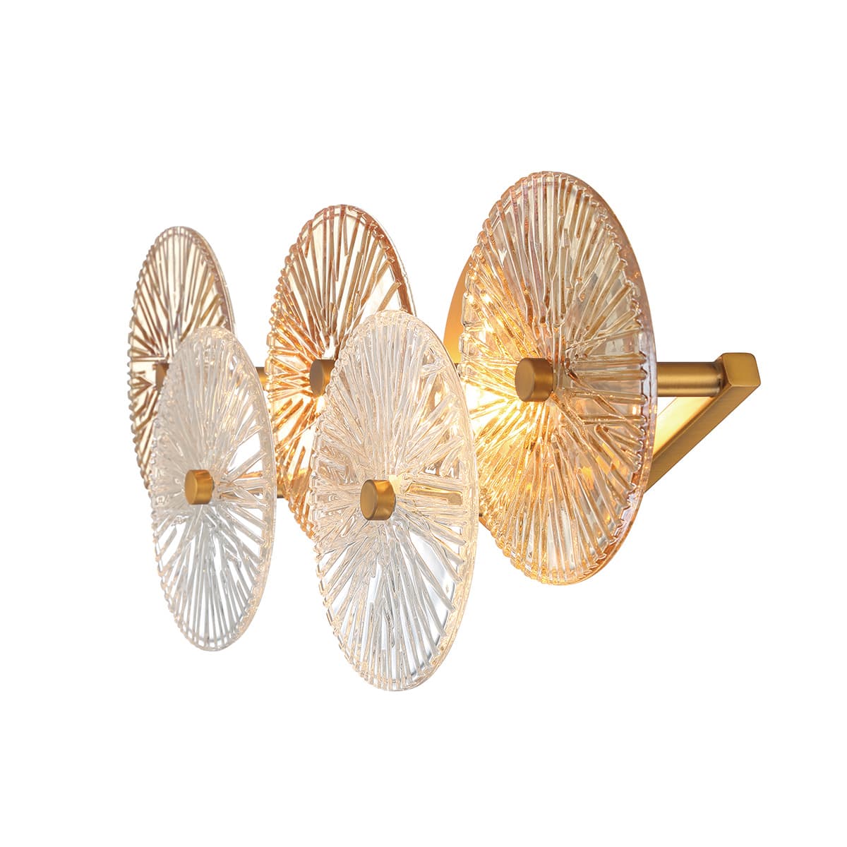 Sue-Anne 2 Light Vanity In Brass — view 2