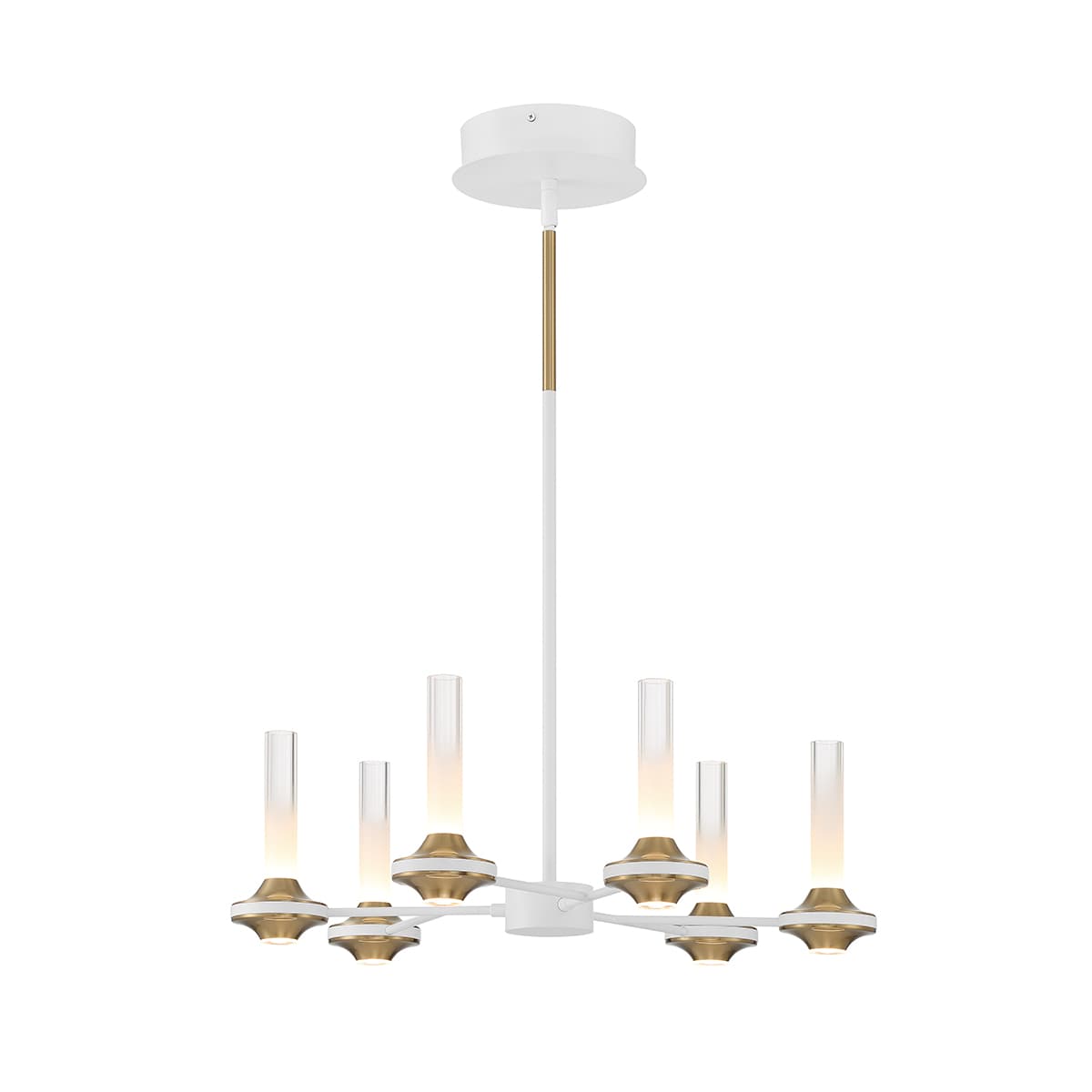 Torcia 12 Light Chandeliers In White