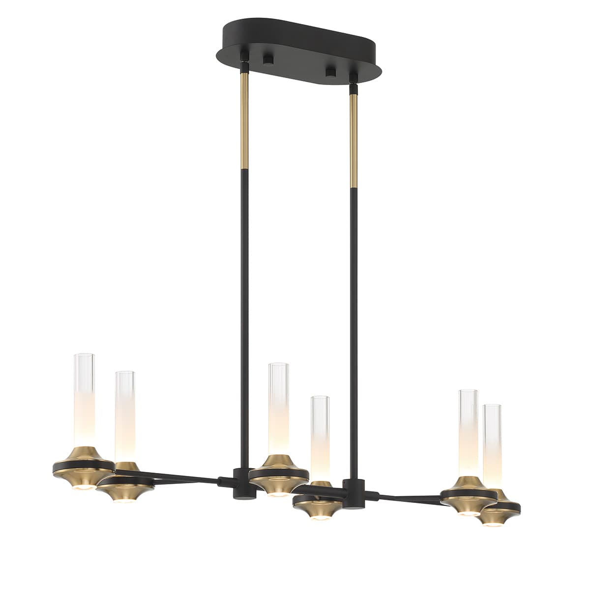 Torcia 12 Light Chandeliers In Black