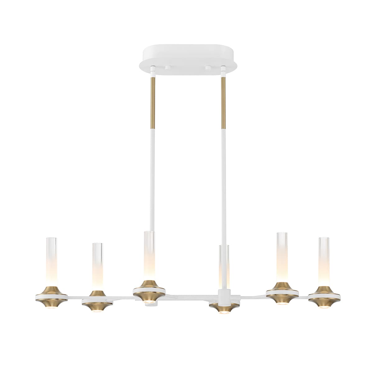 Torcia 12 Light Chandeliers In White