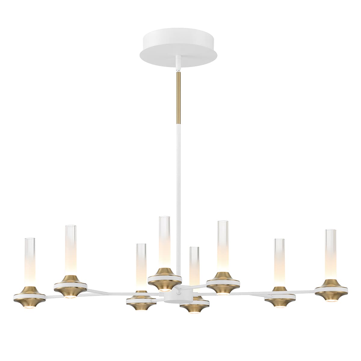 Torcia 16 Light Chandeliers In White