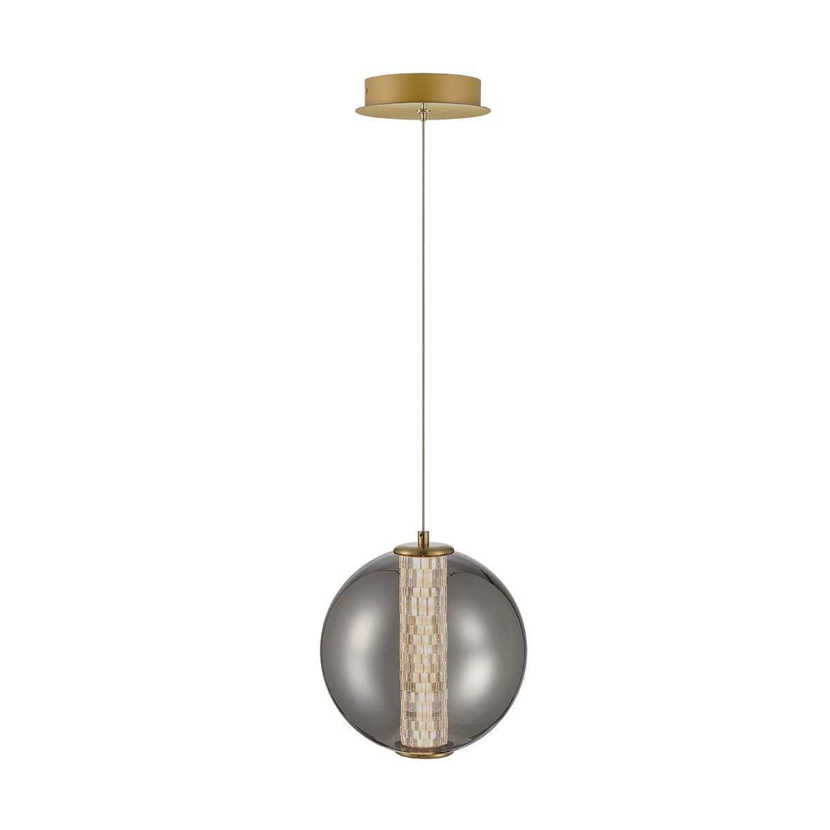 Atomo 1 Light Pendants In Gold — view 2