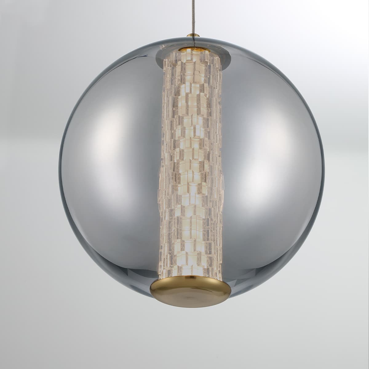 Atomo 1 Light Pendants In Gold — view 3