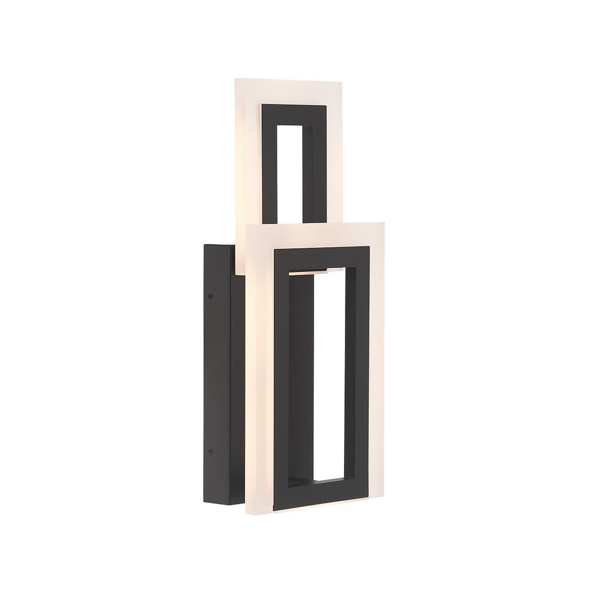Inizio 1 Light Wall Sconce In Black — view 2