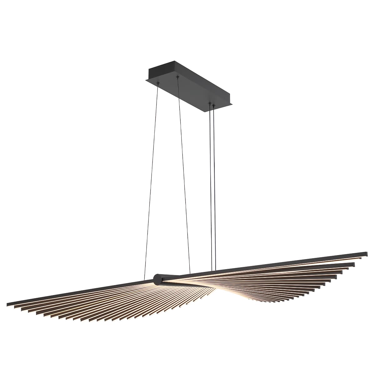 Seraph 1 Light Chandeliers In Black — view 3