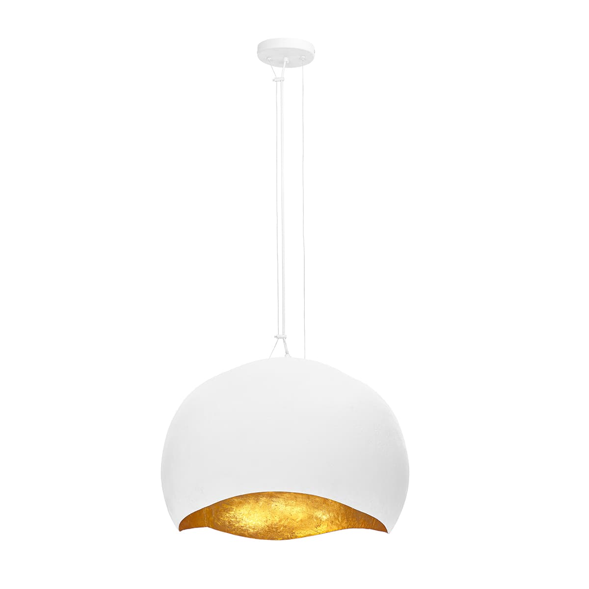 Baleia 3 Light Chandeliers In White