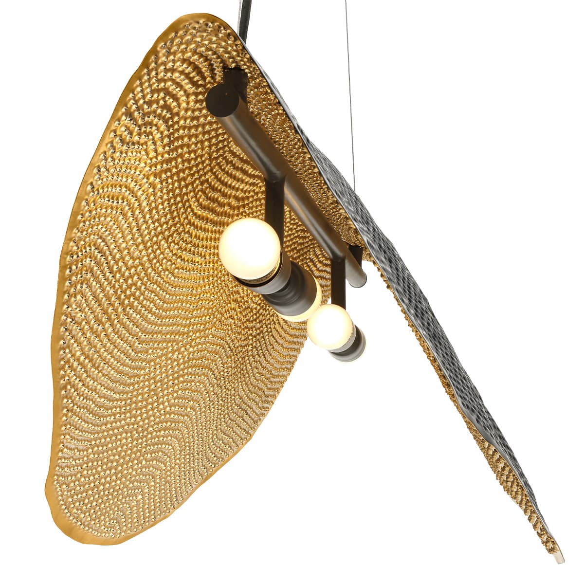Lahar 4 Light Chandeliers In Bronze — view 2